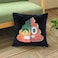 Christmas Decorative Throw Pillow Cover Soft Velvet Magic Gift Emoji Pillow Case Reversible Flip Sequin Cushion Covers for Home Office Sofa 16 X 16 Inch 16 x 16 inches Multi GG02