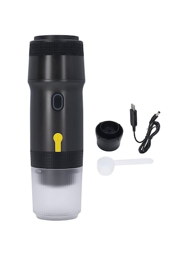 Jectse Portable Coffee Maker, 3 in 1, 20Bar Cordless Heating Full Automatic Capsule Coffee Machine, for NES Capsules, DG Capsules, Ground Coffee, Home Office, Travel, Outdoor