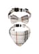 Cat Collar Bells Set, 2 Pack Set Cat Collar Breakaway with Cute Bow Tie and Bell Soft and Comfortable for Small Dogs and Cats (Brown)