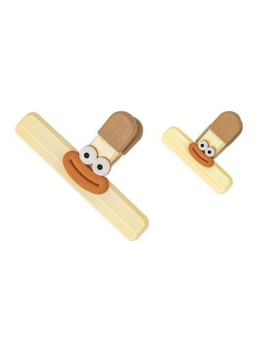 Set Of Plastic Chip Clips For Food Packaging, Curved Design Sealing Bag Clips For Food, Kitchen, And Home Use, And Various Sizes Of Plastic Bag Sealing Clips For Snack, Coffee, Potato Chip, And Food Storage Bags