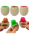 Lonimia Dinosaur Egg Squeeze Toys, Squishy Dinosaur toys, 3 PCS TPR Material Non-Stick Pop-up Squeeze Portable Stress Relief Toys, Suitable For People Over 3 Years Old