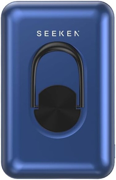 SEEKEN 10K MAH Foldable Magnetic Wirless 22.5W Power Bank - Blue, Fast Charging, Portable Charger, Travel Charger, Overcharge Protection, Premium Design, High-Quality.