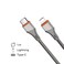 SEEKEN USB C to Lightning Cable 1M - Grey, Fast Charging, Braided Cable, Premium Design, High-Quality.