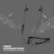 SEEKEN Soundbreeze Wireless Bluetooth Neckband Headphones - Black, 40 Hours Playtime, Magnetic Cable, Premium Design, High-Quality.