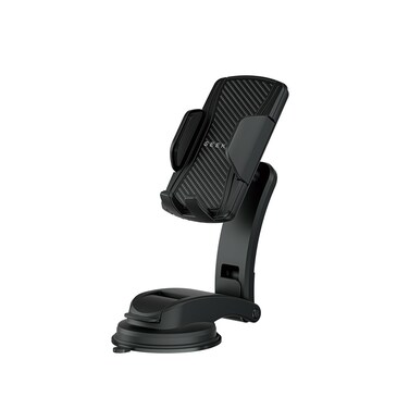 SEEKEN Ultra Stable Car Phone Holder for Dashboard/Windshield - Black, Vehicle Mount, Hands-Free, Magnetic Holder, Fast Charging, Premium Design, High-Quality.