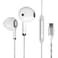 SEEKEN STEREO Type-C Earphone - White   High-Resolution Audio   Premium Design   High-Quality.