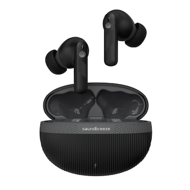 SEEKEN Soundbreeze Maximus Wireless Bluetooth Earbuds - Black; 40 Hours Playtime; Premium Sound Quality; Premium Design; High-Quality.