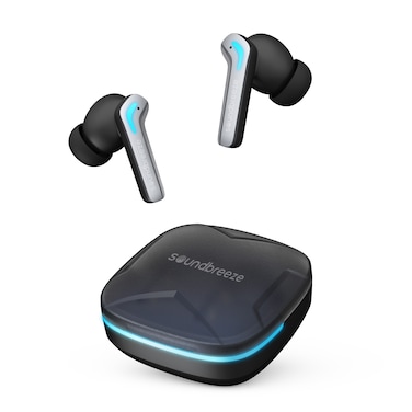 Seeken Soundbreeze Fury Wireless Bluetooth Earbuds - Black; 40 Hours Playtime; Premium Sound Quality; Premium Design; High-Quality.