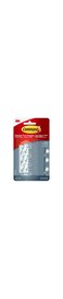 Command Round Cord Small Hanging Clips Clear color, 4 hooks +5 strips/pack   Holds 225 gr. each clip   Organize   Decoration   No Tools   Holds Strongly   Damage-Free Hanging