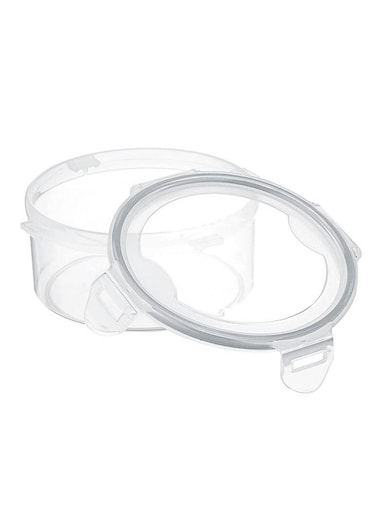Plastic food storage box pack of 3 (15x8cm)