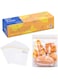 Storage Bags Reusable Ziplock, Clear Freezer Bag Stand Up Food Storage Bag Leakproof Sealed Sandwich Bags Markable Date Microwaveable Grip Sealing Bag for Vegetable Fruit Juice Clothes, 50Pcs 18x20cm