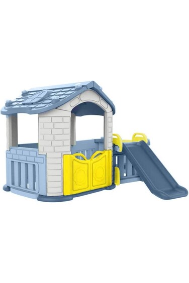 Happy Big Play House with Slide Blue CHD-803