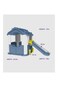 Play House With Slide Blue CHD-801