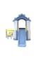 Happy Play House with Slide &amp; Table and Chair Blue CHD-805