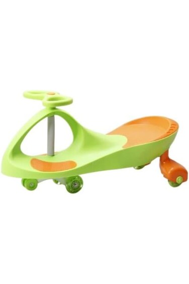 Colorland Swing Car With Light Green/Orange