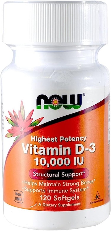 Now Vitamin D-3-10,000 IU - 120 Softgels