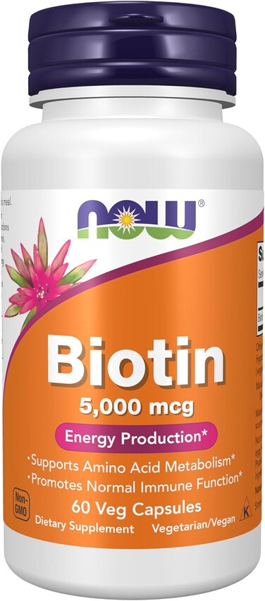 Now Foods Biotin 5000mcg VCaps 60's