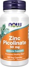 Now Foods Zinc Picolinate 50mg 120 Veg Capsules