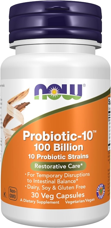 Now Foods, Probiotic-10, 100 Billion, 30 Veg Capsules