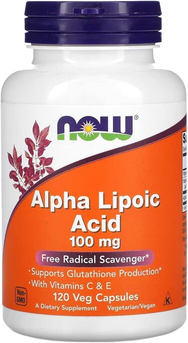 Now Foods Alpha Lipoic Acid - 100mg, 120 Vcaps