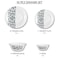 Melrich 10 Pcs Opal ware Dinner Set Durable, Elegant &amp; Stylish Dinner plate, Dessert plate, Bowl, Serving Bowl BPA Free, Dishwasher and Microwave Safe