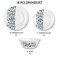 Melrich 18 Pcs Opal ware Dinner Set Dinner plate, Dessert plate, Bowl BPA Free Durable and Stylish for everyday use Dishwasher &amp; MIcrowave safe