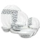 Melrich 36 Pcs Opal ware Dinner Set Durable Elegant and Stylish Dinner plate Dessert plate Bowl Serving bowl Serving plate BPA Free Dishwasher and Microwave Safe