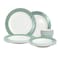 Melrich 18 Pcs Melamine Dinner Set Dinner and Soup plates, and Bowl Dishwasher and Freezer safe Durable and Strong