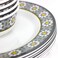 Melrich 24 Pcs Melamine Dinner set Dinner and Soup plates and Bowls Durable and Strong Dishwasher and Freezer safe