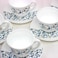 Melrich 6 Pcs Opal ware Coffee Tea Turkish Cup and Saucer Set Service 6 x Coffee Cups with 6 x Saucers for 6 People Home Office, Ceramic Keeps Coffee Warm, Dishwasher-safe