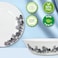 Melrich 24 Pcs Opal ware Dinnerware set Dinner and Dessert Plates Bowl and Soup spoon Dishwasher &amp; Microwave safe, Scratch Resistant use for kitchen restuarant
