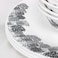 Melrich 36 Pcs Opal ware Dinner set Dishwasher safe Microwave safe Freezer safe 8 Dinner set 8 Dessert plate 8 Soup plate 8 Bowl 2 Large Bowl 2 Serving Plate BPA free