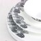 Melrich 46 Pcs Opal ware Dinner set Dishwasher safe Microwave safe Freezer safe 8 Dinner set 8 Dessert plate 8 Soup plate 8 Bowl 1 Large Bowl 1 Serving Plate 6+6 Cup &amp; Saucer BPA free