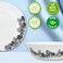 Melrich 54 Pcs Opal ware Dinner set Dishwasher safe Microwave safe Freezer safe 8 Dinner set 8 Dessert plate 8 Soup plate 8 Bowl 1 Large Bowl 1 Serving Plate 6+6 Cup &amp; Saucer 8 Soup Spoon BPA free