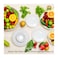Melrich 12 Pcs Opalware Dinner Set Dishwasher Safe, BPA Free Freezer safe Ideal for Home Party Restaurant Beautiful and Elegant Design White