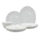 Melrich 12 Pcs Opalware Dinner Set Dishwasher Safe, BPA Free Freezer safe Ideal for Home Party Restaurant Beautiful and Elegant Design White