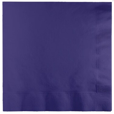 Touch Of Color Purple Luncheon Napkins 50Ct
