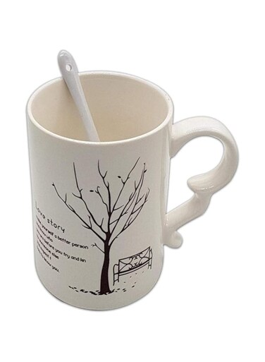 Tea and Coffee Mug, Tree LOVE STORY