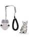Erweicet Cat Harness, Adjustable Small Kitten &amp; Leash for Walking, Escape-Proof (Gray)