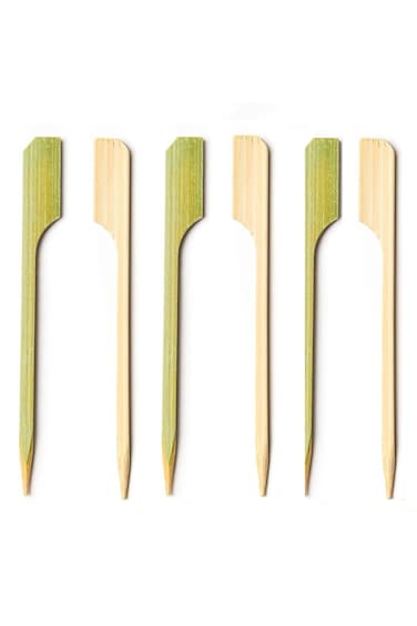 Mini Bamboo Paddle Skewers (9cm, 100 Pcs)