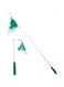 ebi Fishing Rod Telescope Cat Toy - GREEN/35-95CM
