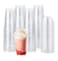 Vsell24&trade; 100PC Disposable Drinking Plastic Cup 14oz For Smoothie Coffee Water Juice Cups With Dome Lid Clear&hellip;