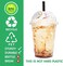 Vsell24&trade; 200PC Disposable Drinking Plastic Cup 14oz For Smoothie Coffee Water Juice Cups With Dome Lid Clear&hellip;