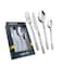 Art Jane 16 Piece Stainless Steel Cutlery Set, Silver   Dinner Fork, Knife, Spoon &amp; Tea Spoon Service for 4 Mirror Finish Tableware Set for Home Restaurant &amp; Gift Use Modern Ergonomic Design