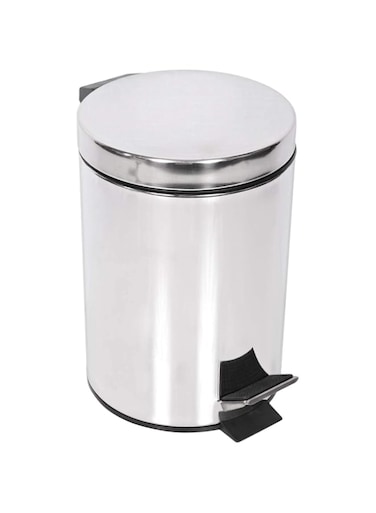 VIO Stainless Steel Pedal Trash Bin Garbage Wastebasket with Soft Close Lid Home Office Foot Pedal Waste Bin with Strong Plastic Inner Bucket Odor Free Hygienic (20 Litre)