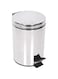 VIO Stainless Steel Pedal Trash Bin Garbage Wastebasket with Soft Close Lid Home Office Foot Pedal Waste Bin with Strong Plastic Inner Bucket Odor Free Hygienic (20 Litre)