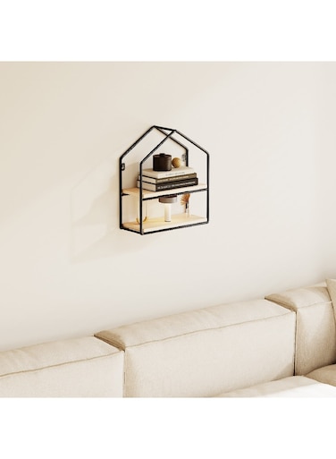 Box Urban Pentagon 2-Tier Metal Shelf 11 x 28.5 x 26 cm