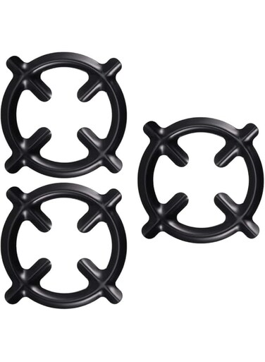 SWIUKPHE Non Slip Stove Stand/Moka Pot Holder/Coffee Pot Holder/Gas Range Burner Grate/Gas Oven Burner Grates Pan Holder Stand Stove Rack Milk Pot Holder for Gas Hob