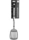 Essential Stainless Steel Slotted Turner Spatula, Heavy Duty Frying Turner with Ergonomic Non-Slip Handle Metal Cooking Spatula for Eggs, Pancakes, Burgers &amp; Grill, Kitchen Utensil (KS03B-ST21)