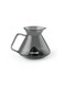 Hill Coffee Server 600ml Grey Borosilicate Glass Pour Over Server with Precision Drip Spout and Ergonomic Handle
